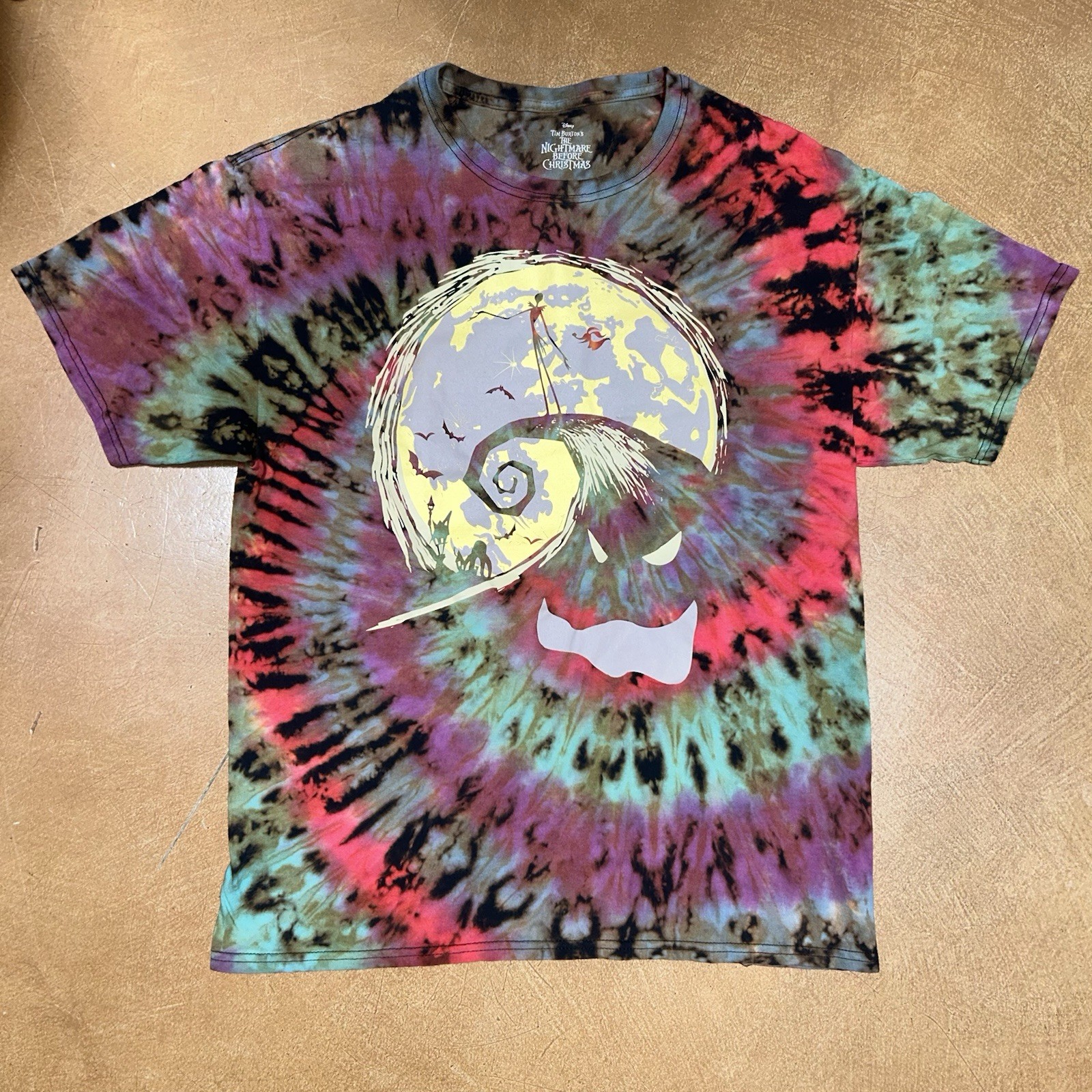 NIGHTMARE BEFORE CHRISTMAS CUSTOM REVERSE TIE DYE… - image 6