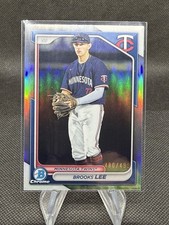2024 Bowman Chrome Prospects Brooks Lee Refractor /499 #BCP-143 Twins