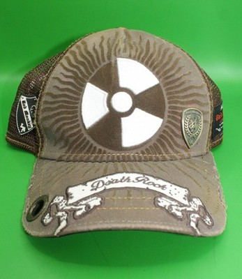 RED MONKEY LOS ANGELES DEATH ROCK TRUCKER HAT SNAP BACK SIZE 58CM (READ)