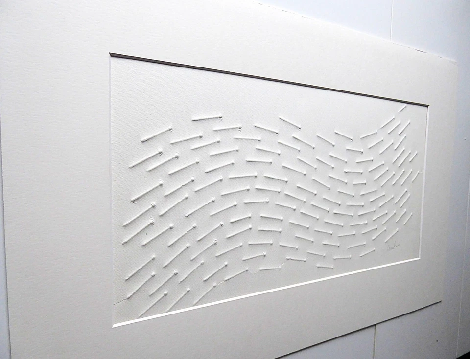 GÜNTHER UECKER - AUS: "VOM LICHT" - FRÜHE NAGELPRÄGUNG - 1974 - Bild 2 von 4