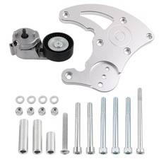 LS Swap R4 AC Compressor High Mount Bracket Kit with Belt Tensioner for Chevr...