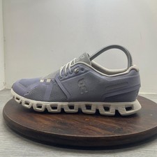 On Cloud 5 Womens Size 8 Purple White Athletic Running Walking Shoes Sneakers