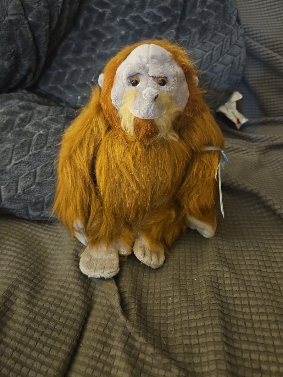 Ganz WEBKINZ Orangutan Monkey HM417 Unused Code Primate Brown Pet