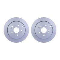 2 Bremsscheiben Voll Ø 64,1 Mm 10 Mm Hella Passend FüR U.A. Honda CR-V
