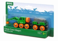 Grüner Kranwagen mit Anhänger | BRIO® | Spiel | In Blisterverpackung | 63369800