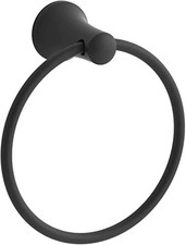 Kohler K-21955-BL Tempered 6-7/8" Wall Mounted Towel Ring - Matte Black