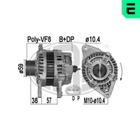 ERA Lichtmaschine Generator Lima 209525A FüR BL Mazda CX ER GH 14V Sport GH10