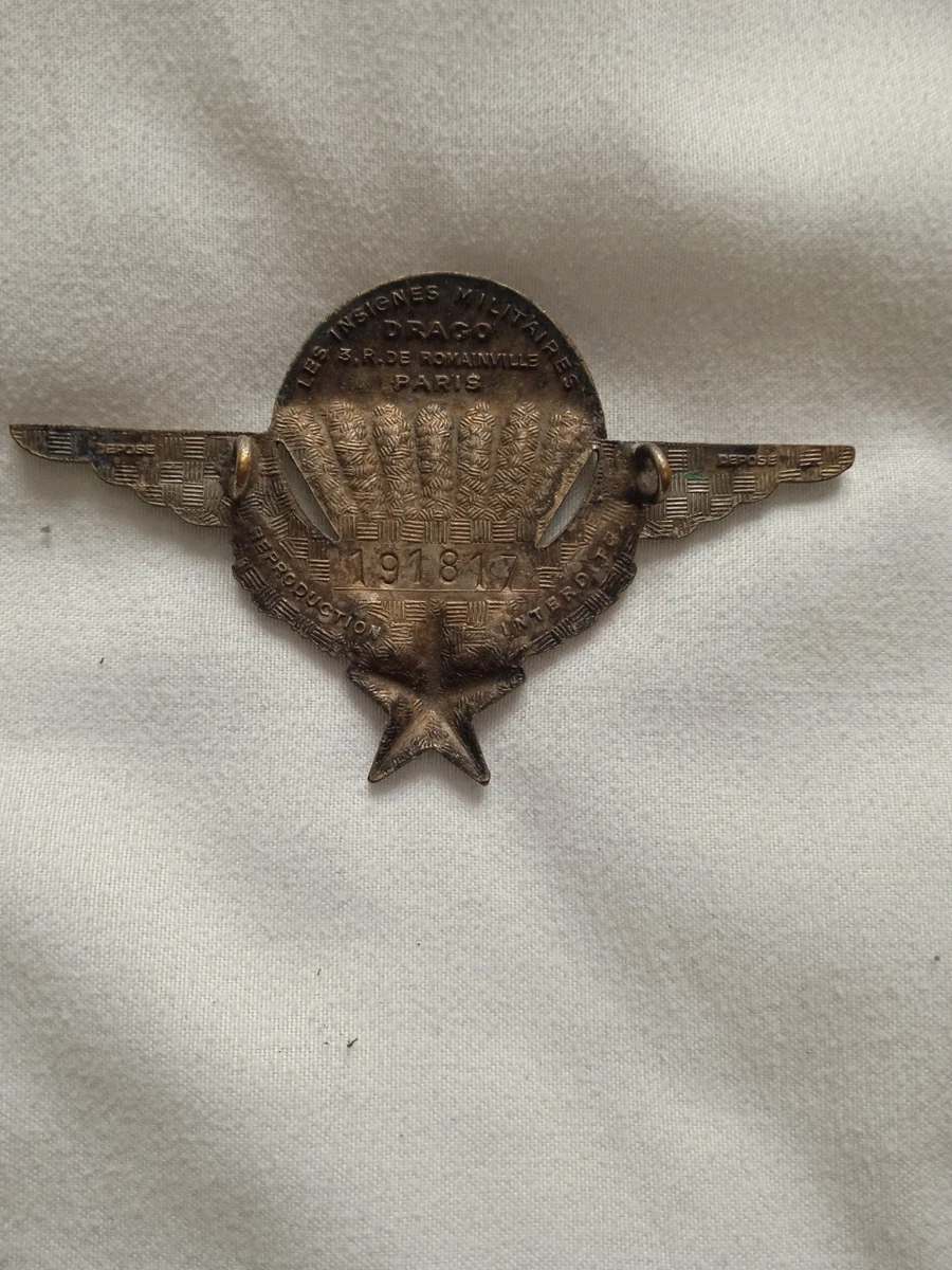 Ecusson Tissu 19e Division D'infanterie Algérie – Insigne Ancien, Usures, Collection