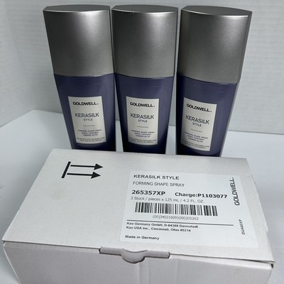 Goldwell Kerasilk Style Forming Shape Spray 125 ml / 4.2 oz 3 Pack FAST SHIPPING