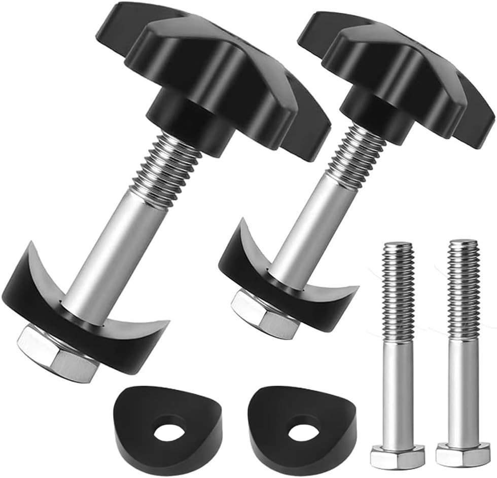 Rollator Walker Replacement Knobs, 2 Sets Rollator Handle Adjustment Knobs, Uni