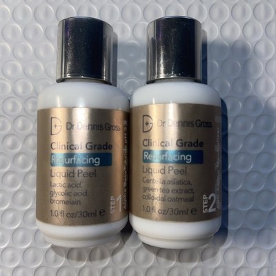 Dr. Dennis Gross Clinical Grade Resuring Liquid Peel Step 1 + 2 / 1 oz each