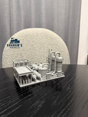 N Scale Fuel Storage Distribution Facility / 1:160 Gauge/ No Assembly Required