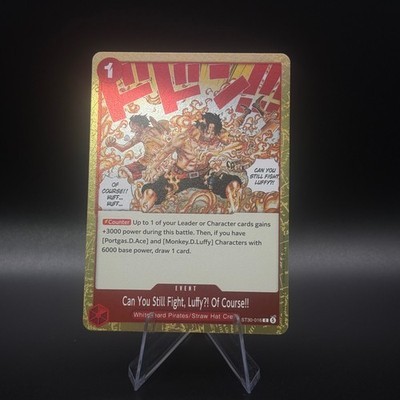 Can You Still Fight, Luffy?! Of Course!! ST30-016 Starter Deck EX Luffy & Ace NM