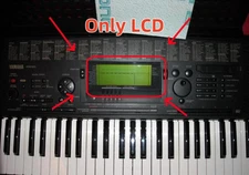 LCD For yamaha PSR 520 PSR-520 PSR 620 PSR-620 LCD Screen Display