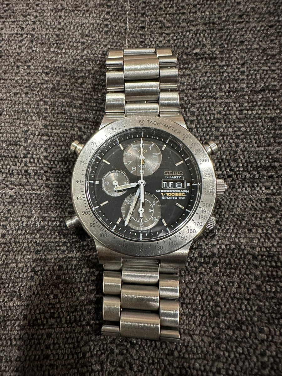 希少　SEIKO SPORTS150 クロノグラフ クォーツ 7T59-6A00 Rare Seiko 7T59-6A00 