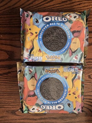 Lot Of 2 OREO x Pokémon Limited Edition Cookies Unopened (15.25 Oz) HEB TEXAS