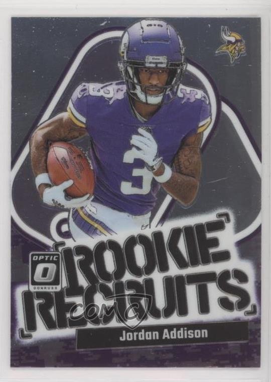 2023 Panini Donruss Optic Rookie Recruits Jordan Addison #14 RC