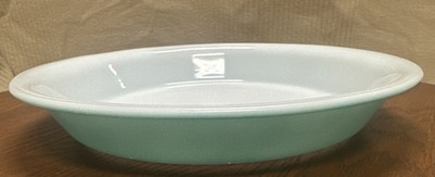 Vintage Pyrex #209 Turquoise (Robin's Egg Blue) Deep Dish Pie Plate About 8.5-9 