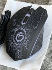 Version Tech Gaming Mouse Black Wired USB Scroll Wheel Pattern Design