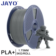 JAYO Large Spool 5KG 3D Printer Filament PLA+ Gray 1.75mm Big Project