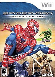 (未使用･未開封品)　Spiderman: Friend or Foe sdt40b8 Spider-Man Friend or Foe Game in original case Nintendo Wii