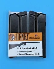 Henry Survival Rifle Magazine 2-Pack .22 LR 8-Round RD Clip Mag 22 US Two Pack
