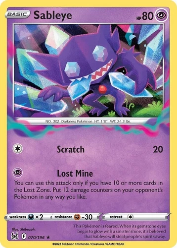 Sableye 070/196 Swsh11: Lost Origin