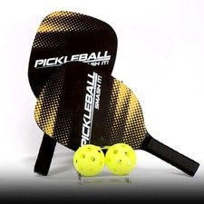 Trend Vision Pickleball Set with 2 Paddles and 2 Balls