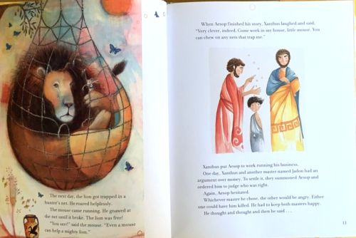 VG 2020 HC DJ First Edition Fabled Life of Aesop Fables Ian Lendler P Zagarenski - Picture 6 of 10