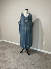 Signature Women Blue Denin Dress Plus size 2X