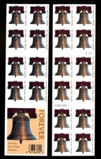 US Pane #4125a Forever (41c)  Liberty Bell 2007 Not Folded , p41251