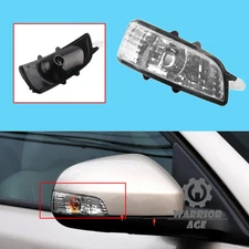 Right For Volvo C30 S40 S60 S80 V50 V70 Mirror Turn Signal Indicator Light Lens