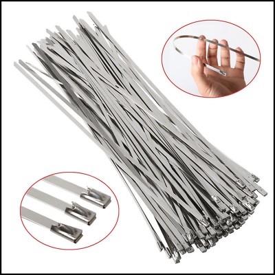 Fascette Stringitubo Plastica Fascette Stringitubo In Acciaio Inox 304 - 10 Pezzi Per Giardino E Lavatrice (32-50 Mm) Fascetta Metallica - Foto 7