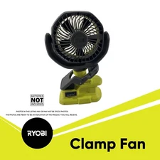 RYOBI ONE+ 18V Cordless 4 in. Clamp Fan Tool Only PCF02 A1-24