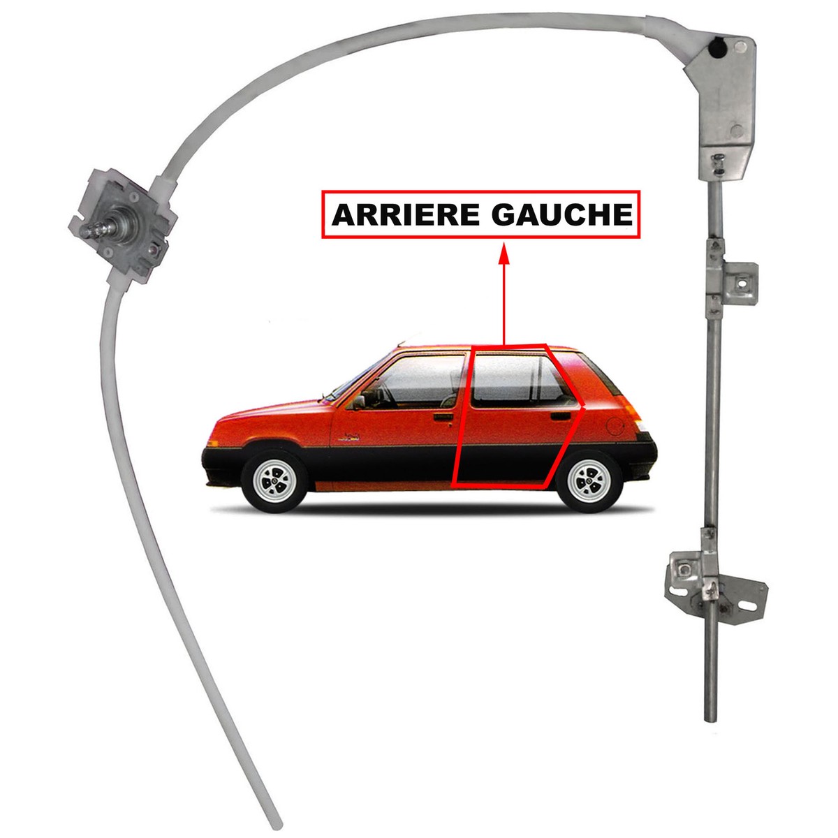 Bouton De Commande De Lève-vitre Pour Renault Super 5, Bariable, 14, 18, 30, 9 - Compatible Plusieurs Modèles - 8