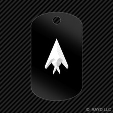 F117 Nighthawk Keychain GI dog tag engraved many colors  F-117 Stealth