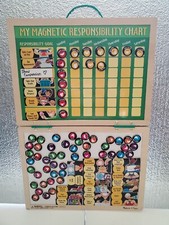Melissa And Doug My Magnetic Responsibility Chart Wood White Board Fill In Chore