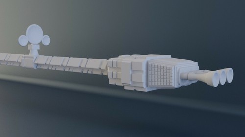 NEW REVISED 10 inch 3D print 2001: A Space Odyssey Discovery Spacecraft model - 第 3/3 張圖片