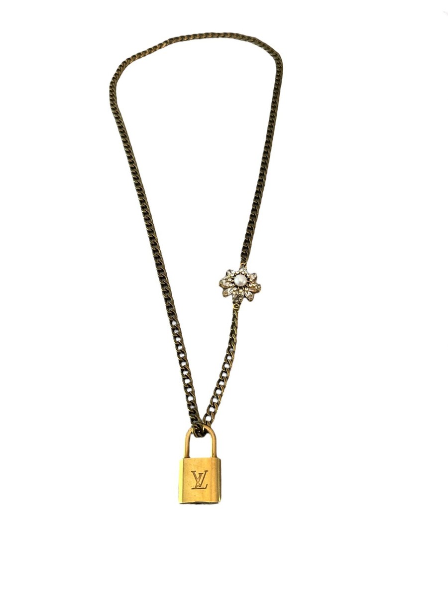 Louis Vuitton Authentic Lock 300 With Unbranded Chain Necklace With Charm