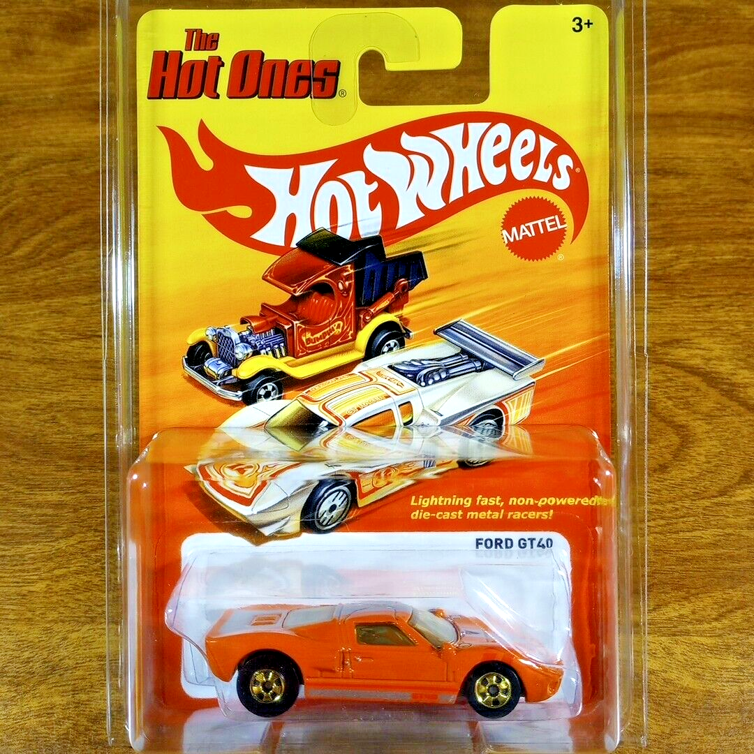 Hot Wheels The Hot Ones Ford GT40 Orange BW Blackwall Thailand