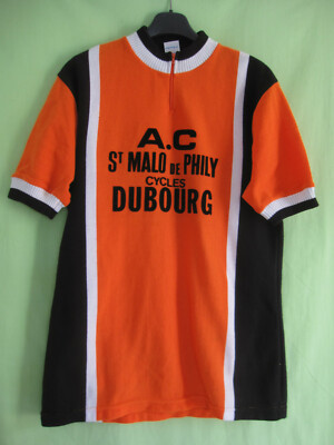 Maillot Cycliste Vintage - Ciac Pneumatiques, Acrylique, Années 70, Taille 3/M, Occasion