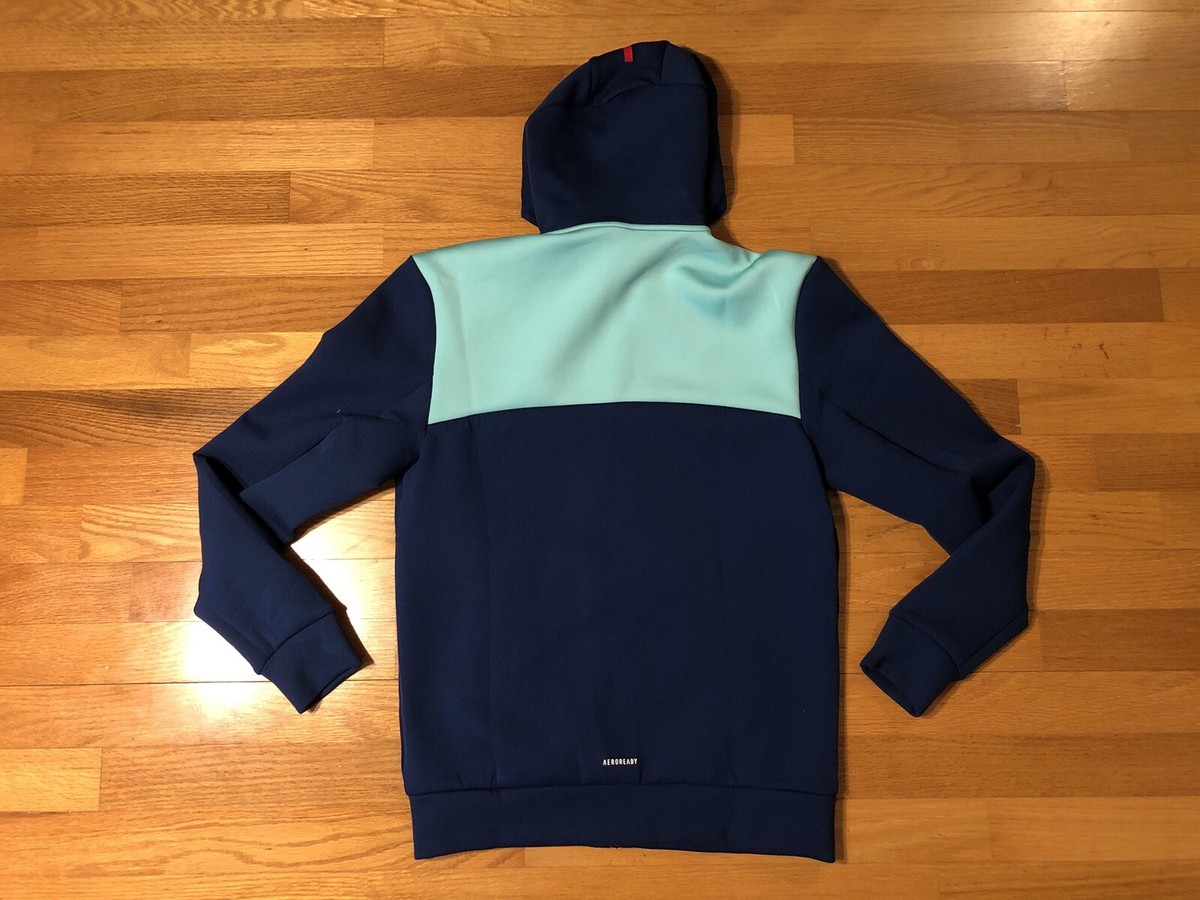 New S Adidas Arsenal FC Gunners ZNE Anthem Football Full Zip