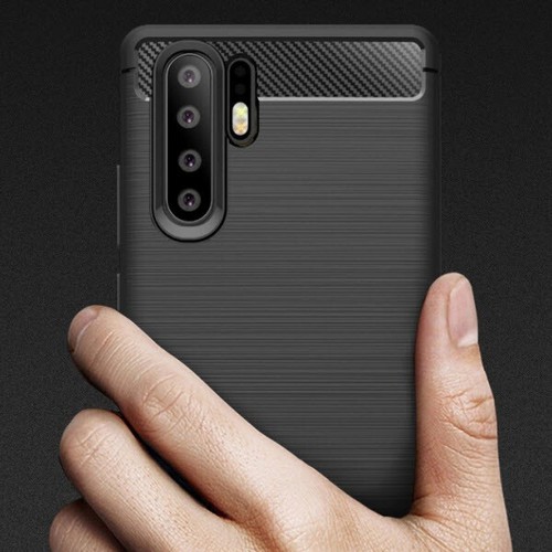 Carbon Handy Hülle f Huawei P30 Pro Outdoor Schutz Tasche Panzer Case Etui SCH - Bild 3 von 8