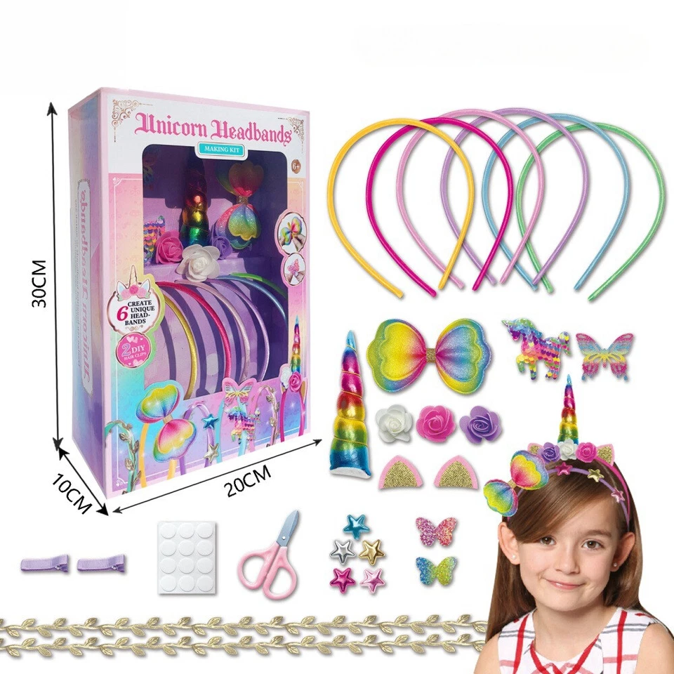 Butterfly/Mermaid Headband Making Kit DIY Creative Craft Kits for Girls Age 5+ - image 4 of 4
