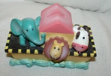 Vintage Kidsline Kids Line  Serendipity Noah's Ark Bank Room Decor Accessory