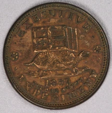 1837 Hard Times Token Executive Experiment