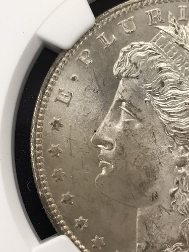 1880 S $1 NGC Graded MS 63 (Hit List 40 Vam-12) 8/7 Medium S 6015221-015 Morgan - Picture 4 of 14