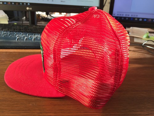 Vintage Wall Drug of South Dakota Red Snap Back Baseball Trucker Cap - Picture 2 of 6