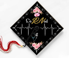 eaRNed, Nursing School, Nursing Student Graduation Cap Topper, Graduation Gift