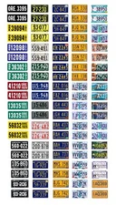 1/18 scale model car assorted USA Oregon license plates state tags 1:18